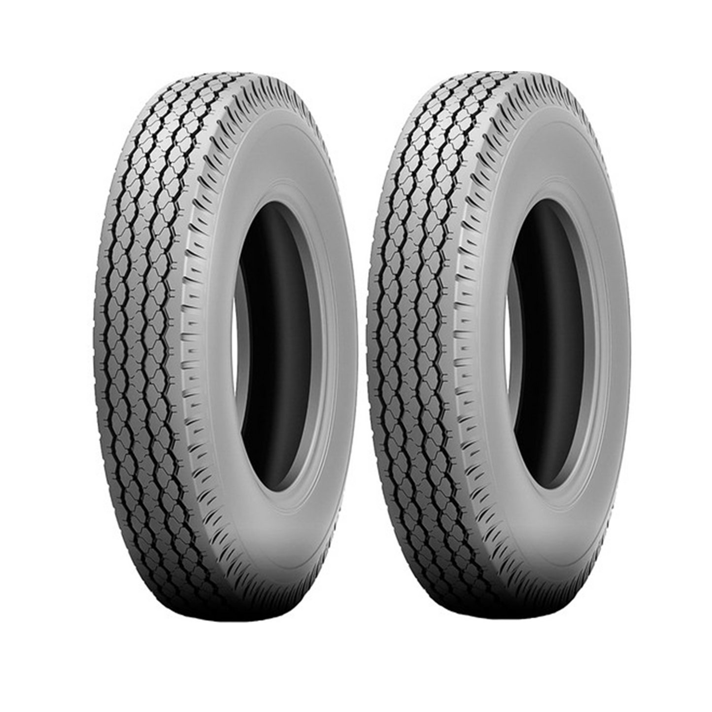 TRAILER TIRE, 8-14.5LT, 12 PR / LRF, High-Speed Bias Ply, Tubeless, --2 TIRES-- Manuf, By KENDA