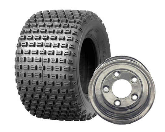 ATV SPORT Knobby Tire on 5 bolt galvanized Rim 