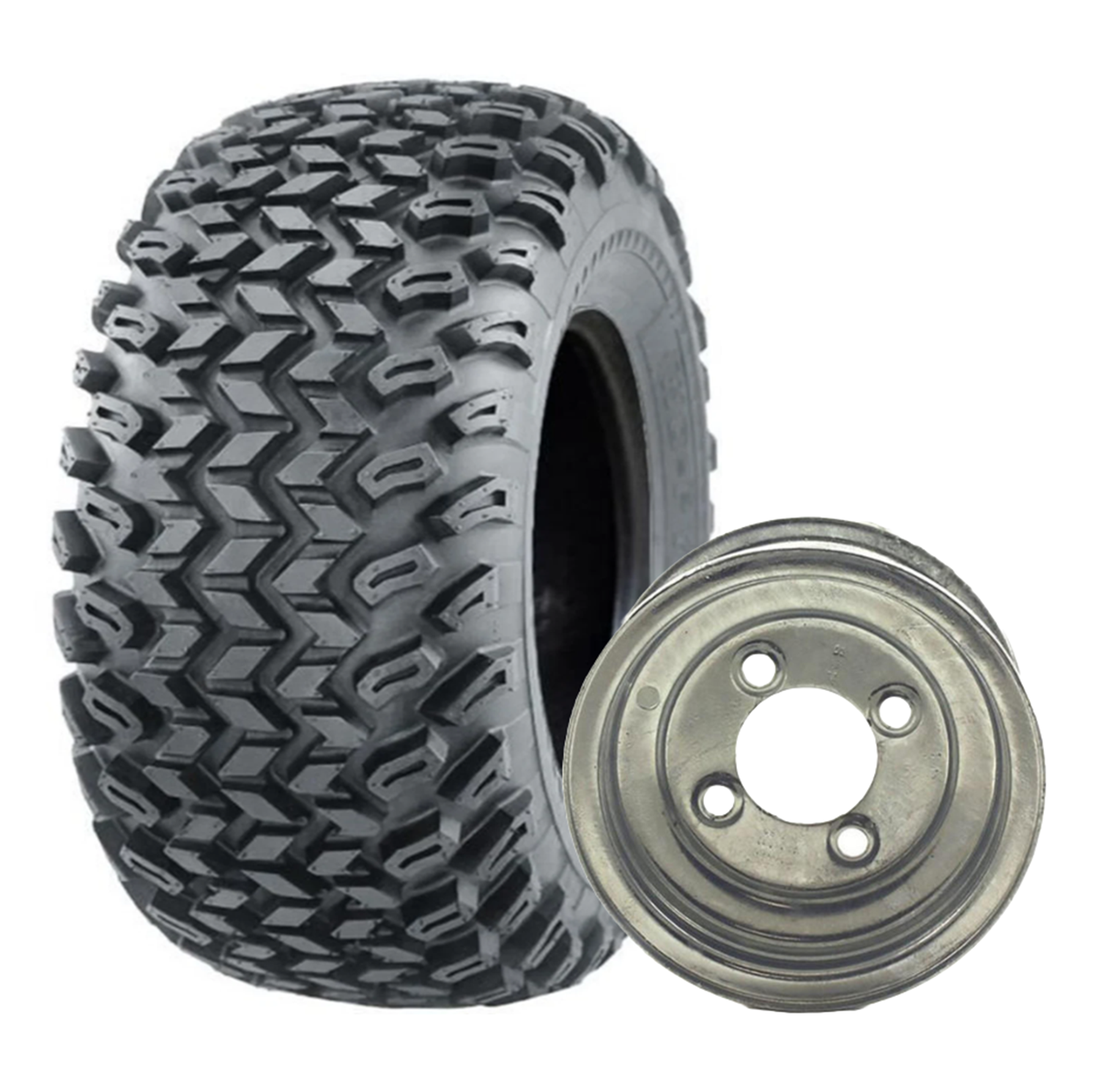 ATV SPORT Multi-Surface Tire on 4 bolt galvanized Rim 