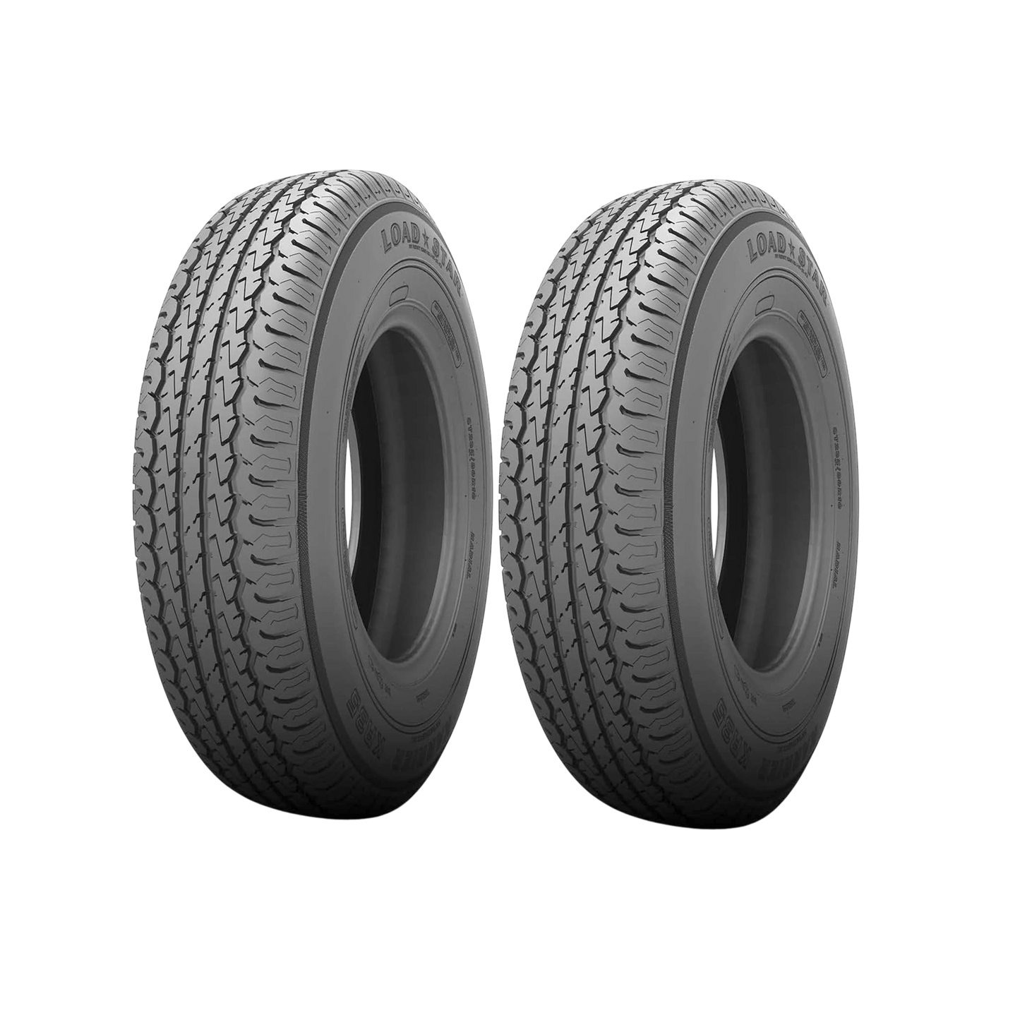 TRAILER TIRE, 5.30-12, 8 PR / LRD, High-Speed Bias Ply, Tubeless,  --2 TIRES--  Manuf, By  KENDA