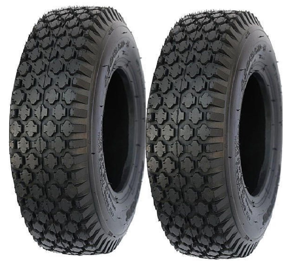 SNOW BLOWER Tires,Type C Tread, 4.10/3.50-5, Pair of Stud Tread Style