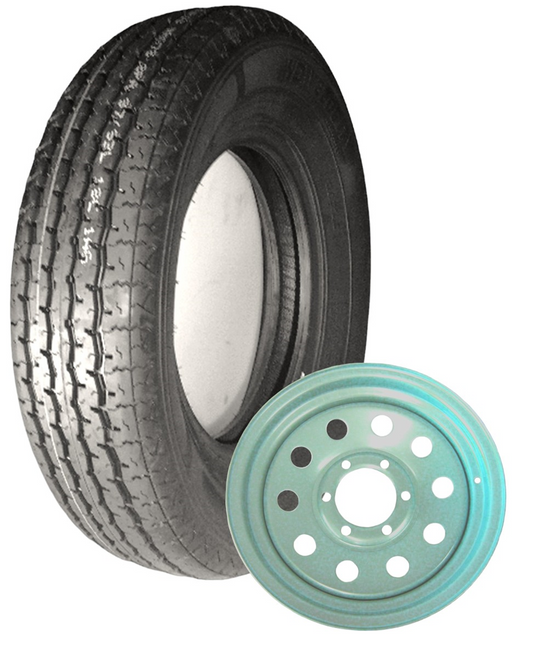 TIRE & WHEEL PACKAGE, ST225/75 - R15, LOAD RANGE E, SILVER MOD  6 BOLT RIM